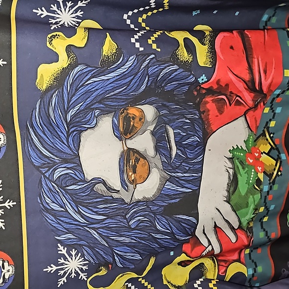 Jerry Garcia Grateful Dead Ugly Christmas Sweatshirt (3XL) - Picture 4 of 9